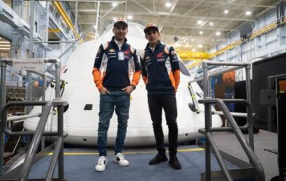 Marquez, Lorenzo visit Space Center Houston