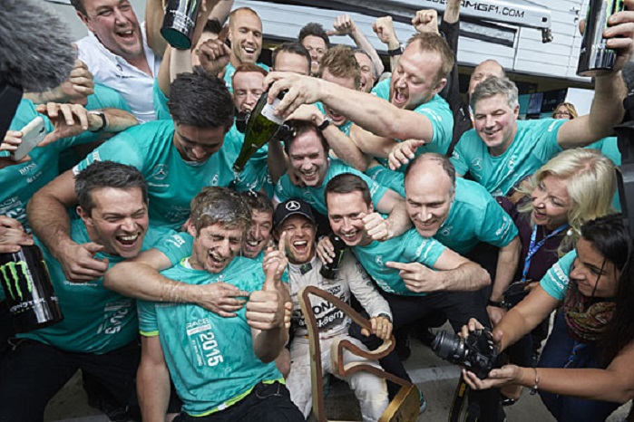 2015 Avusturya GP Rosberg Kazandi