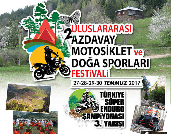 Uluslararası Motosiklet ve Doğa Sporları Festivali Azdavay’da