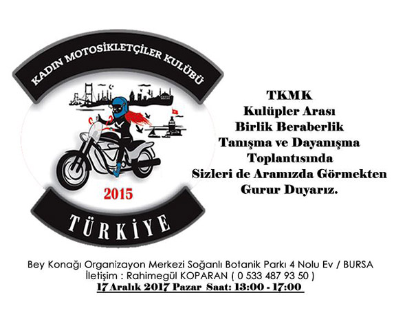 Kadın Motosikletçiler Bursa’da Toplanacak