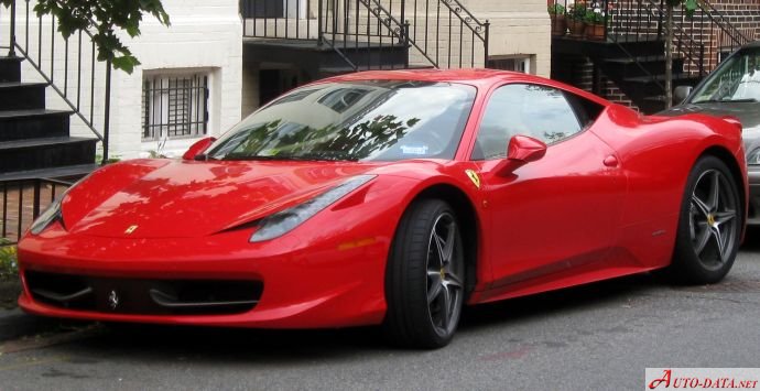 Ferrari – 458 Italia – 4.5 V8 (570 Hp) – Teknik Özellikler