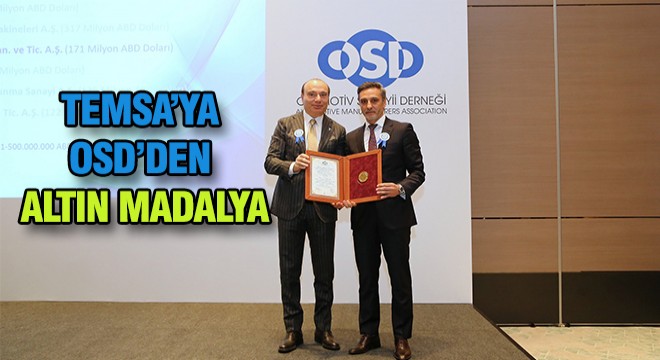 Temsa’ya Altın Madalya