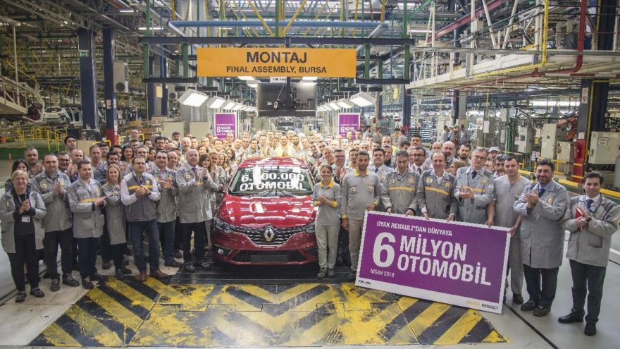 6 milyonuncu Renault banttan indi!