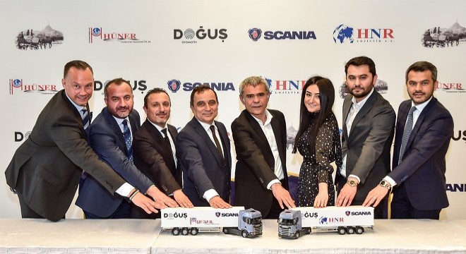 Hüner ve HNR Lojistik’e 145 adet Scania teslimatı..