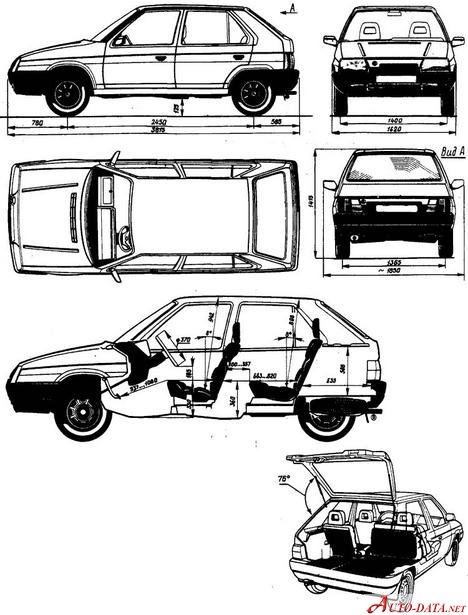 Skoda – Favorit (781) – 1.3 (781) (68 Hp) – Teknik Özellikler