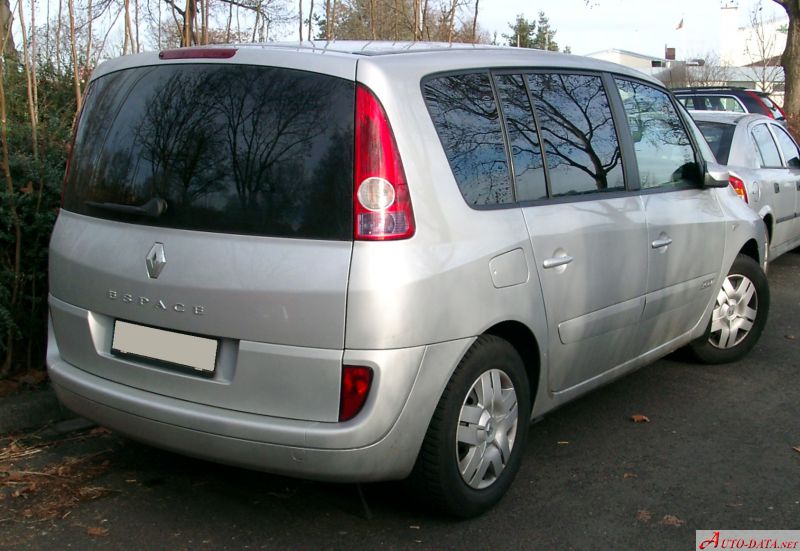 Renault – Grand Espace IV – 3.5 V6 (241 Hp) Automatic – Teknik Özellikler