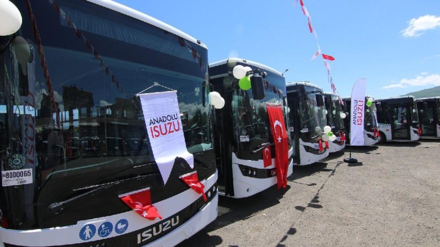 Anadolu Isuzu’dan Bingöl’e 80 araçlık teslimat