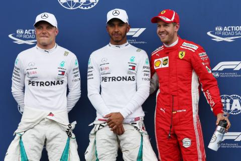 Hamilton questions Ferrari tyre strategy after taking pole