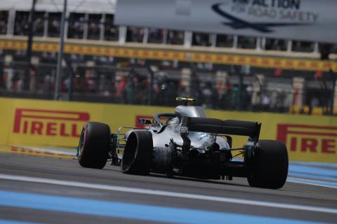 Mercedes: Bottas lost five percent downforce in France 