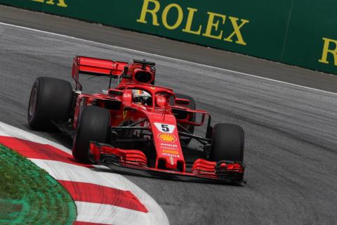 Vettel quickest, Verstappen hits trouble in Austria FP3