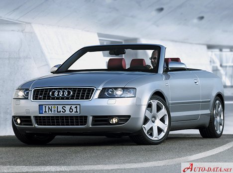 Audi – S4 Cabriolet (8E,B6) – 4.2i V8 40V (344 Hp) quattro Tiptronic – Teknik Özellikler