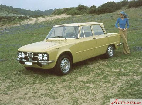 Alfa Romeo – Giulia – 1300 Super (115) (87 Hp) – Teknik Özellikler