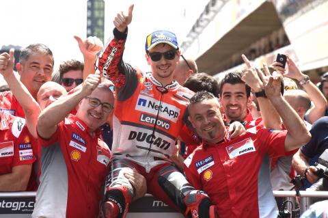 Lorenzo ‘feeling great, better than Mugello’