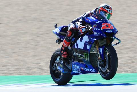 Vinales sets pace in FP2