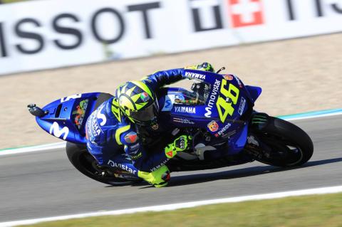 Rossi feeling good after 'positive first day'