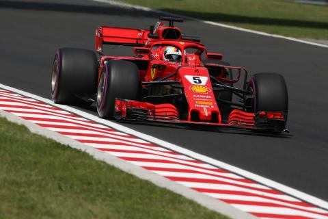 Vettel outpaces Red Bull pair in tight Hungary FP2