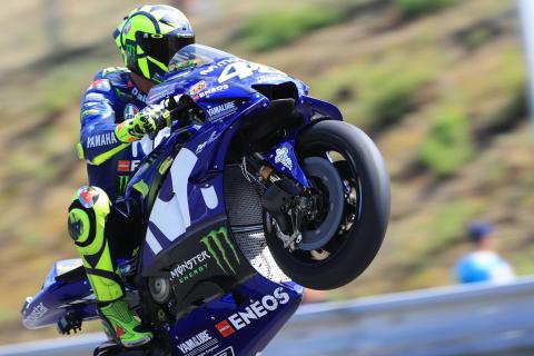 Rossi leads FP3, Vinales misses out on top 10