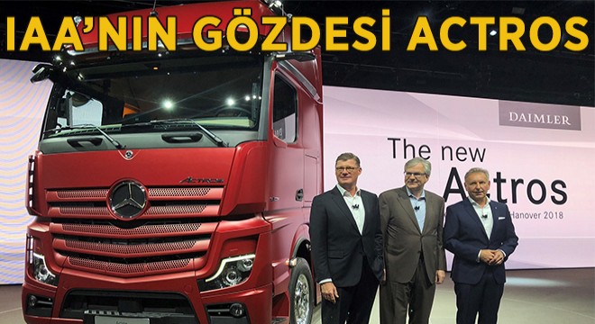 Daimler, 2018 IAA Ticari Araçlar Fuarı’nda Dünyanın İlk Kameralı Kamyonu Actros’u Tanıtıyor