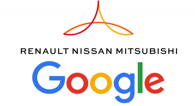Renault, Nissan ve Mitsubishi ve Google Ortaklığı