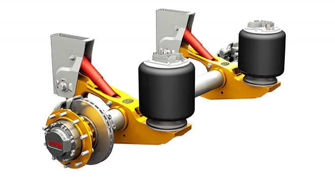 Hydraulic axle from SAF-HOLLAND for difficult terrain
