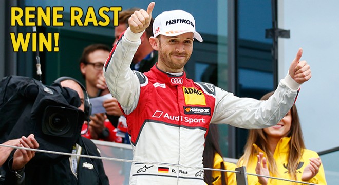 Ren Rast Makes it Three DTM Wins in a Row at the Alpine Circuit in Spielberg