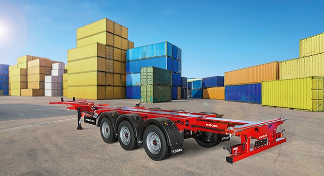The New Kögel Lightweight Container Chassis The Port 45 Triplex