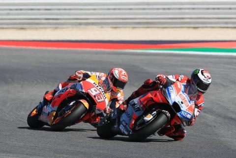 Marquez level with Lorenzo