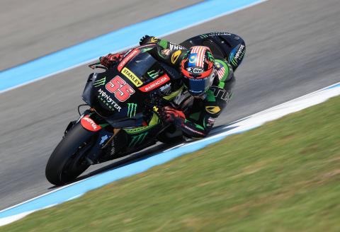 Syahrin closes gap to Morbidelli in top MotoGP rookie fight