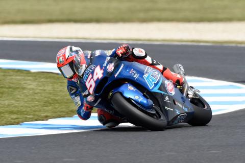 Moto2 Australia: Pasini on pole as title rivals struggle