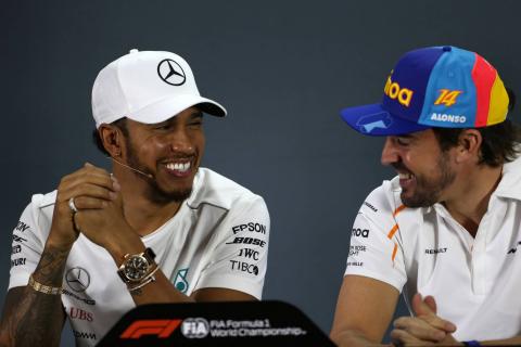 Hamilton reflects on “good times and bad times” in Alonso relationship