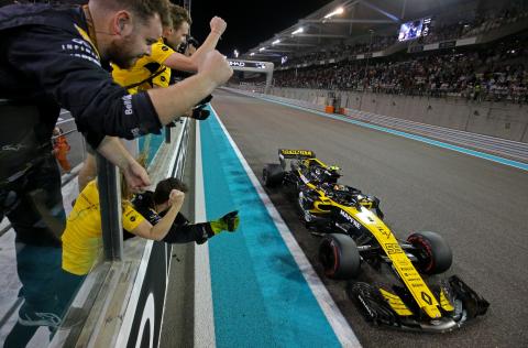 Renault celebrates sealing fourth place in F1 2018 championship