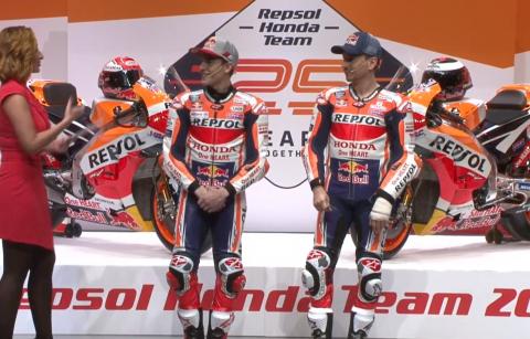 FIRST LOOK: Lorenzo, Marquez in 2019 Repsol Honda colours