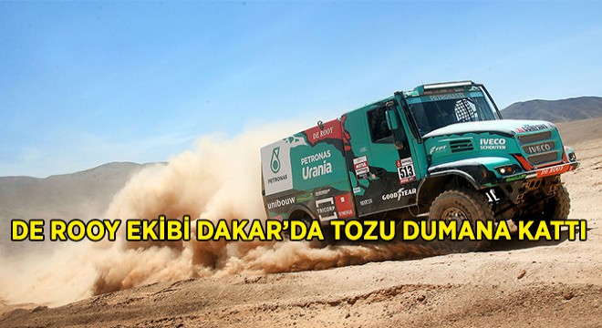 De Rooy Dakar’da Tozu Dumana Kattı