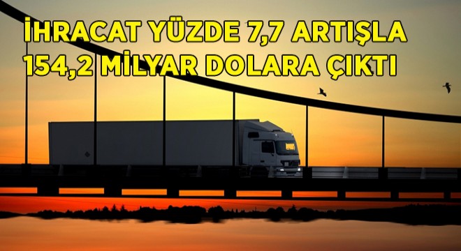 Tarihteki En Yüksek Kasım Ayı İhracatına Ulaşıldı