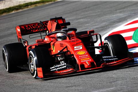 Ferrari, Vettel end opening day of F1 testing fastest