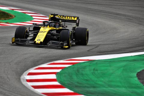 Hulkenberg closes out first F1 test fastest