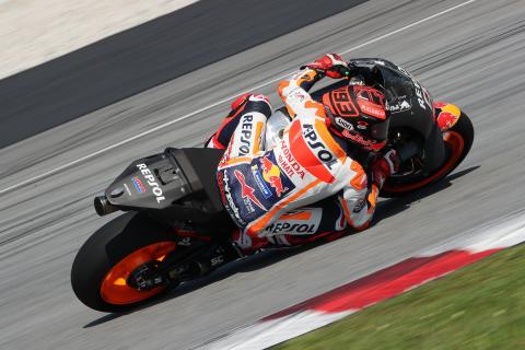 Sepang MotoGP test times – Wednesday (5pm)