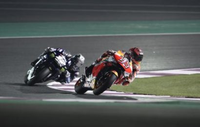 Marquez rockets to the top with Qatar MotoGP lap record