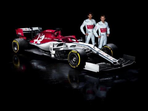 Alfa Romeo’s 2019 F1 car officially unveiled