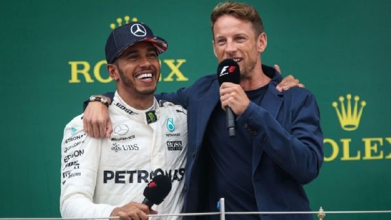 Button: “Hamilton motivasyonunu Schumacher’in rekorlarından almıyor”