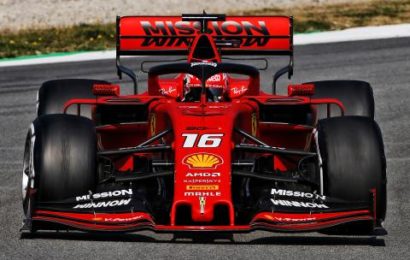 Leclerc sets new F1 test benchmark as Ferrari hits back