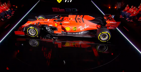 Ferrari reveals its 2019 F1 car