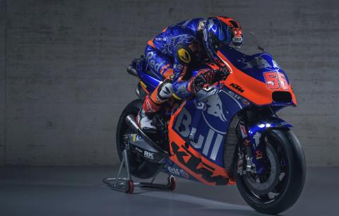 FIRST LOOK: Tech3's blue, silver and orange KTM colours