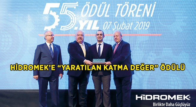 ‘Yaratılan Katma Değer’ Ödülü HİDROMEK’in