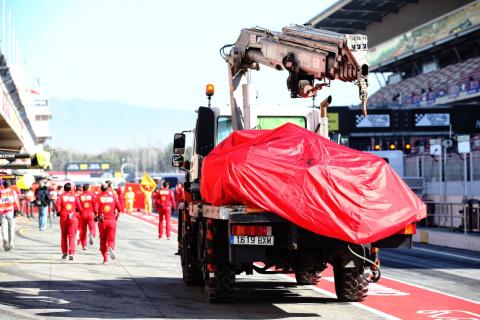 Ferrari ends F1 testing early with electrical issue