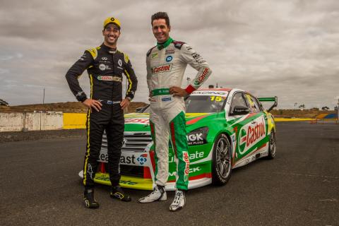 Ricciardo samples V8 Supercar ahead of Australian GP Ricciardo samples V8 Supercar ahead of Australian GP