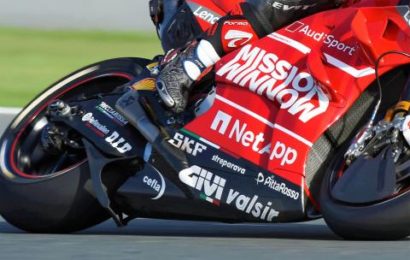 Aprilia: A wing creates downforce