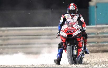 'Impossible' – broken wing sinks Bagnaia's MotoGP debut