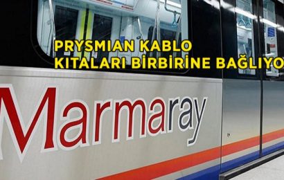 Marmaray’ın Kabloları Türk Prysmian Kablo’dan