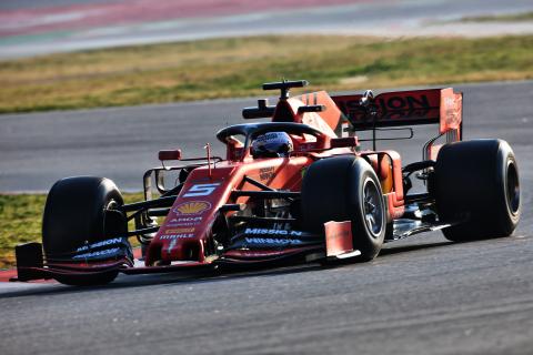 Vettel lowers pace for Ferrari on final morning of F1 testing Vettel lowers pace for Ferrari on final morning of F1 testing